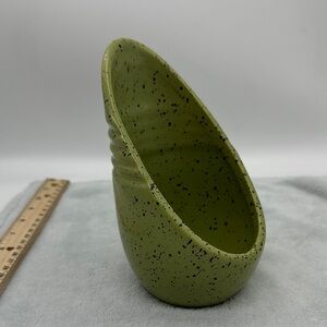 Ltd Commodities Spoon Rest Earthenware Avocado Green Speckled Upright